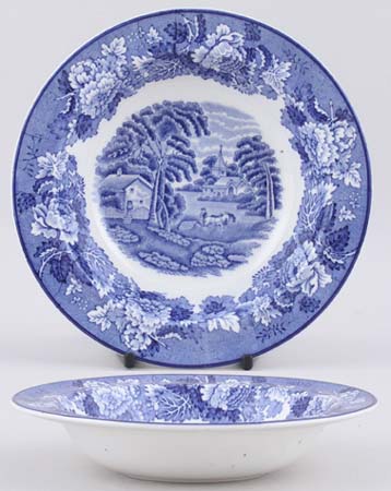 Fruit Saucer with rim c1930s